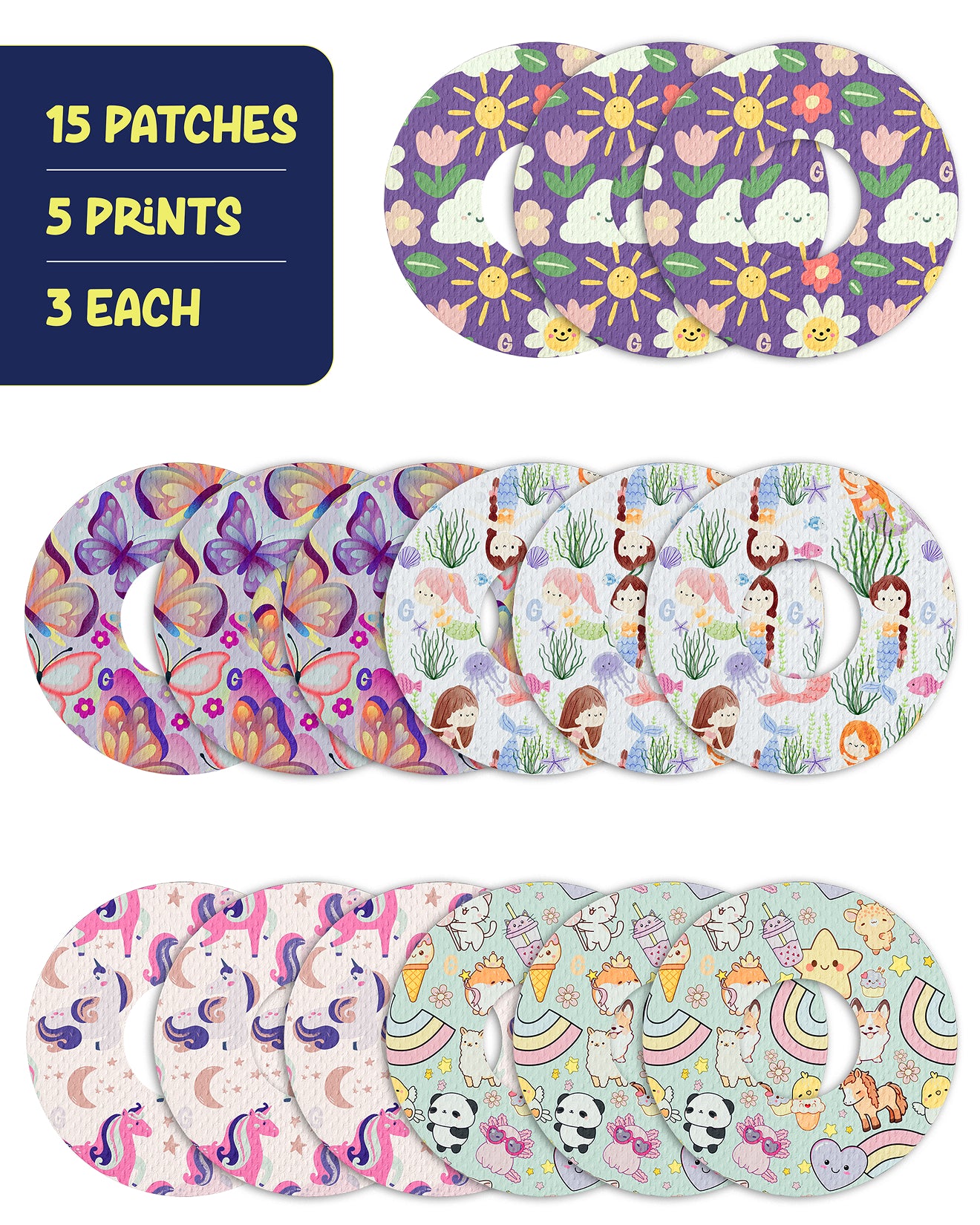 EXTREME - Universal Adhesive Patches - Girl (15 Pack)