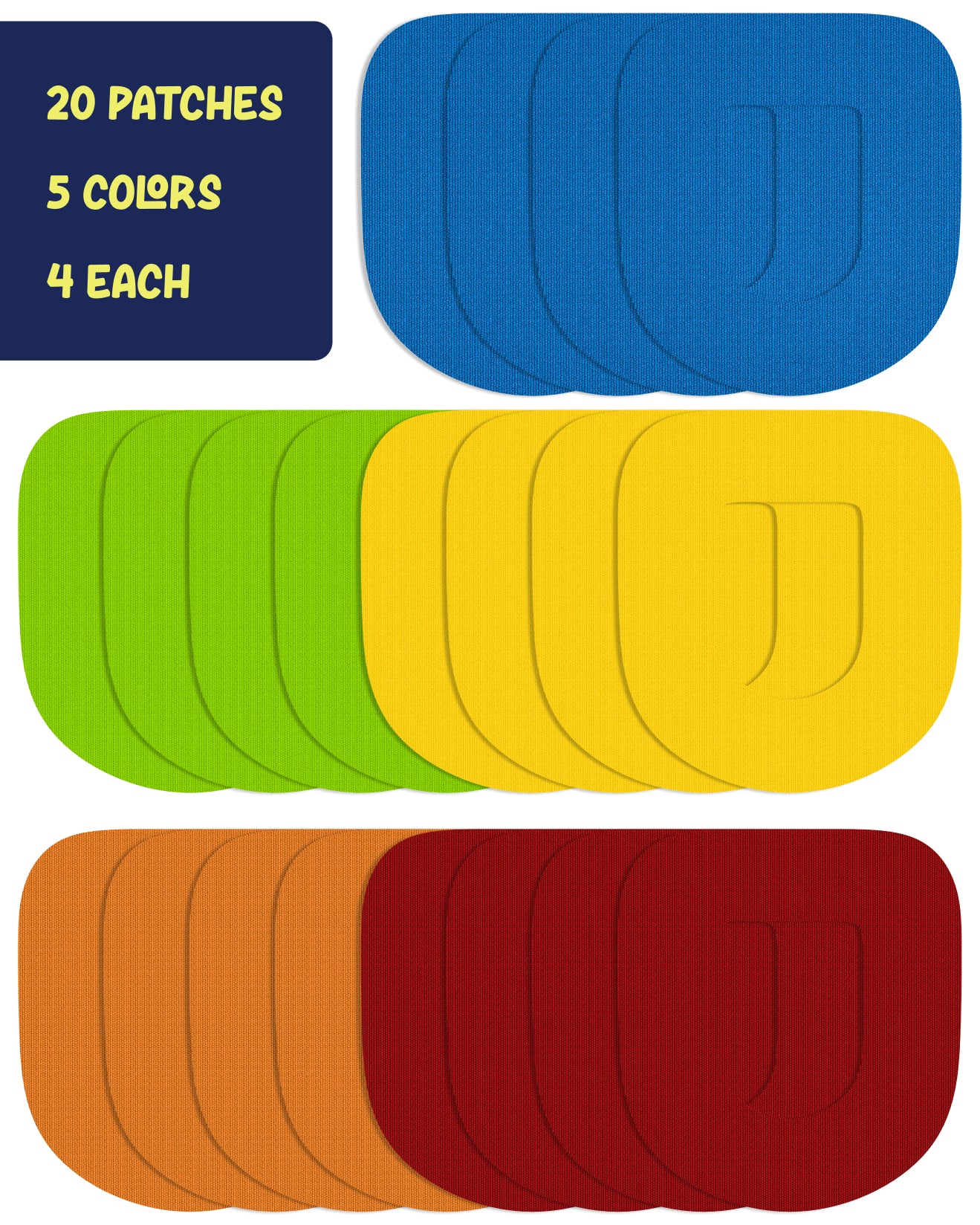 ORIGINAL - Omnipod Adhesive Patches - Multicolor (20 Pack)