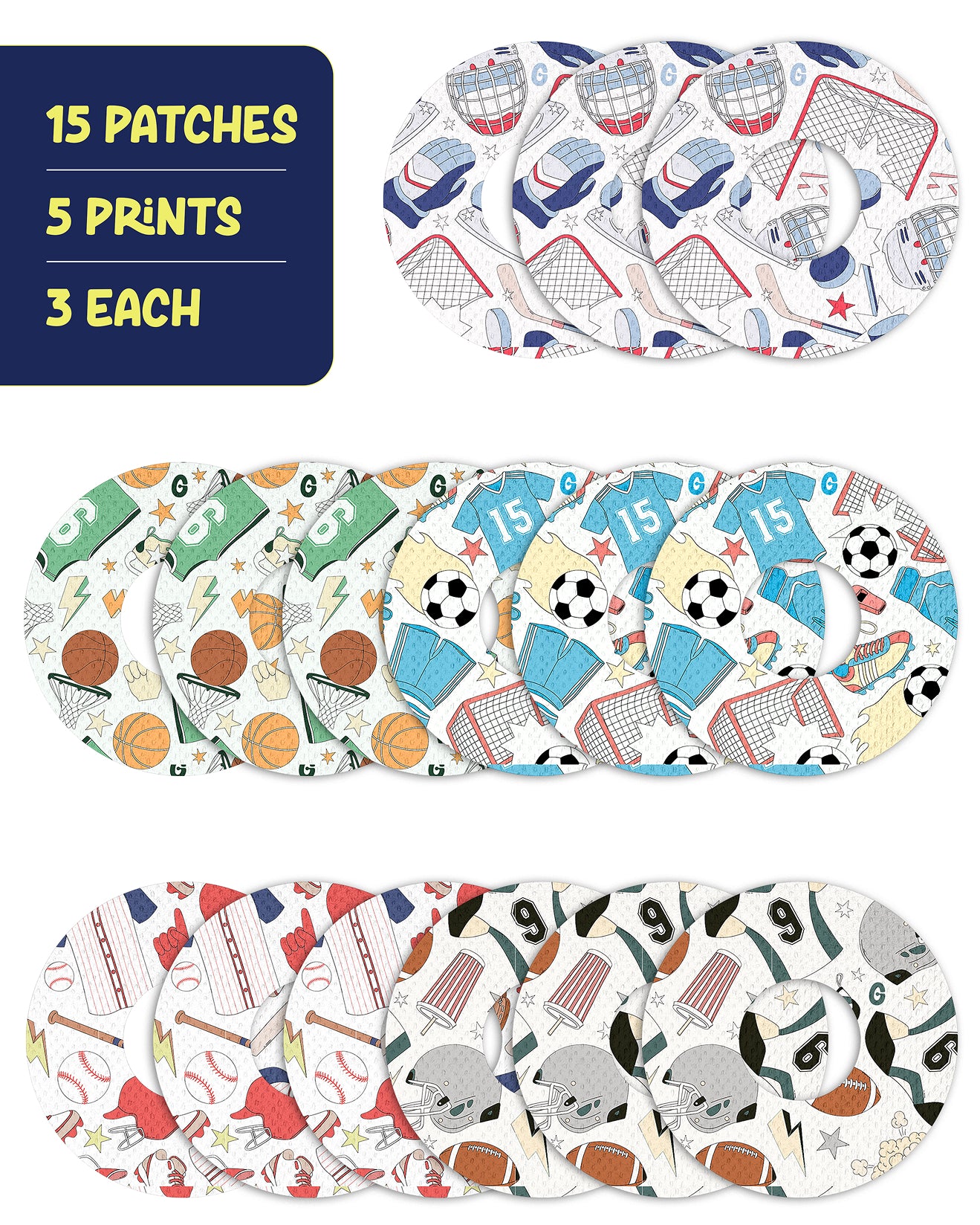 EXTREME - Infusion Sets & Universal Adhesive Patches - Sports (15 Pack)