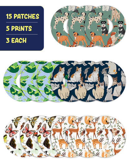 EXTREME - Infusion Sets & Universal Adhesive Patches - Animals (15 Pack)