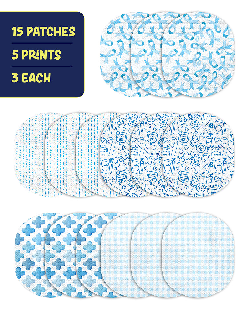EXTREME - Medtronic Guardian Adhesive Patches - T1D Awareness (15 Pack)
