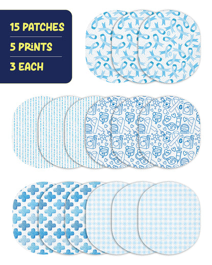 EXTREME - Medtronic Guardian Adhesive Patches - T1D Awareness (15 Pack)