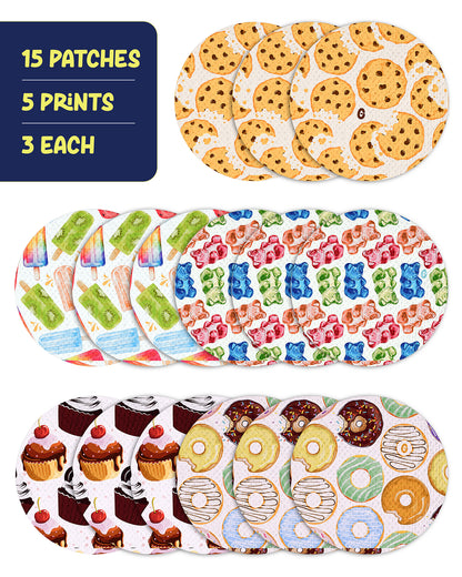 EXTREME - Libre 2/2+ and Lingo Adhesive Patches - Foodie (15 Pack)