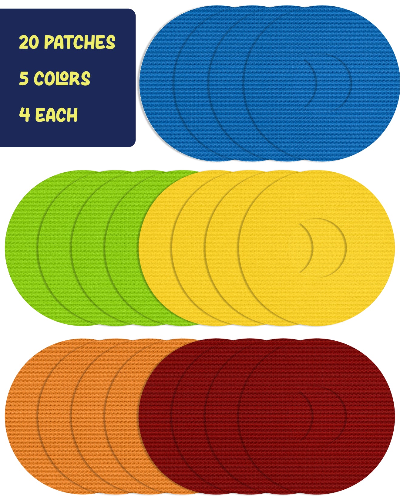 ORIGINAL - Universal Adhesive Patches - Multicolor (20 Pack)