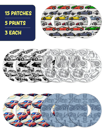 EXTREME - Universal Adhesive Patches - Cars (15 Pack)