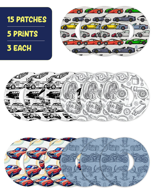 EXTREME - Universal Adhesive Patches - Cars (15 Pack)