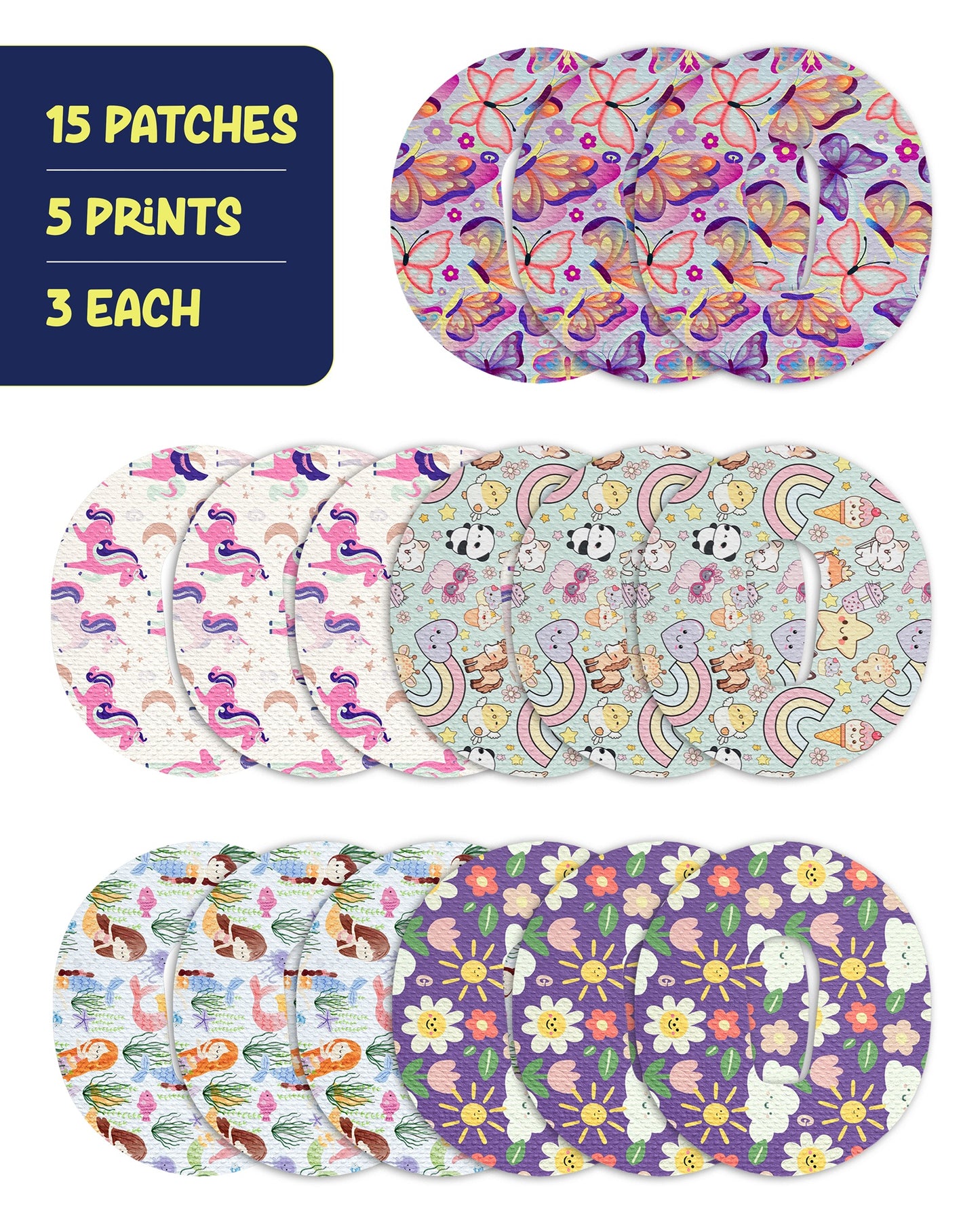 EXTREME - Dexcom G6 Adhesive Patches - Girl (15 Pack)