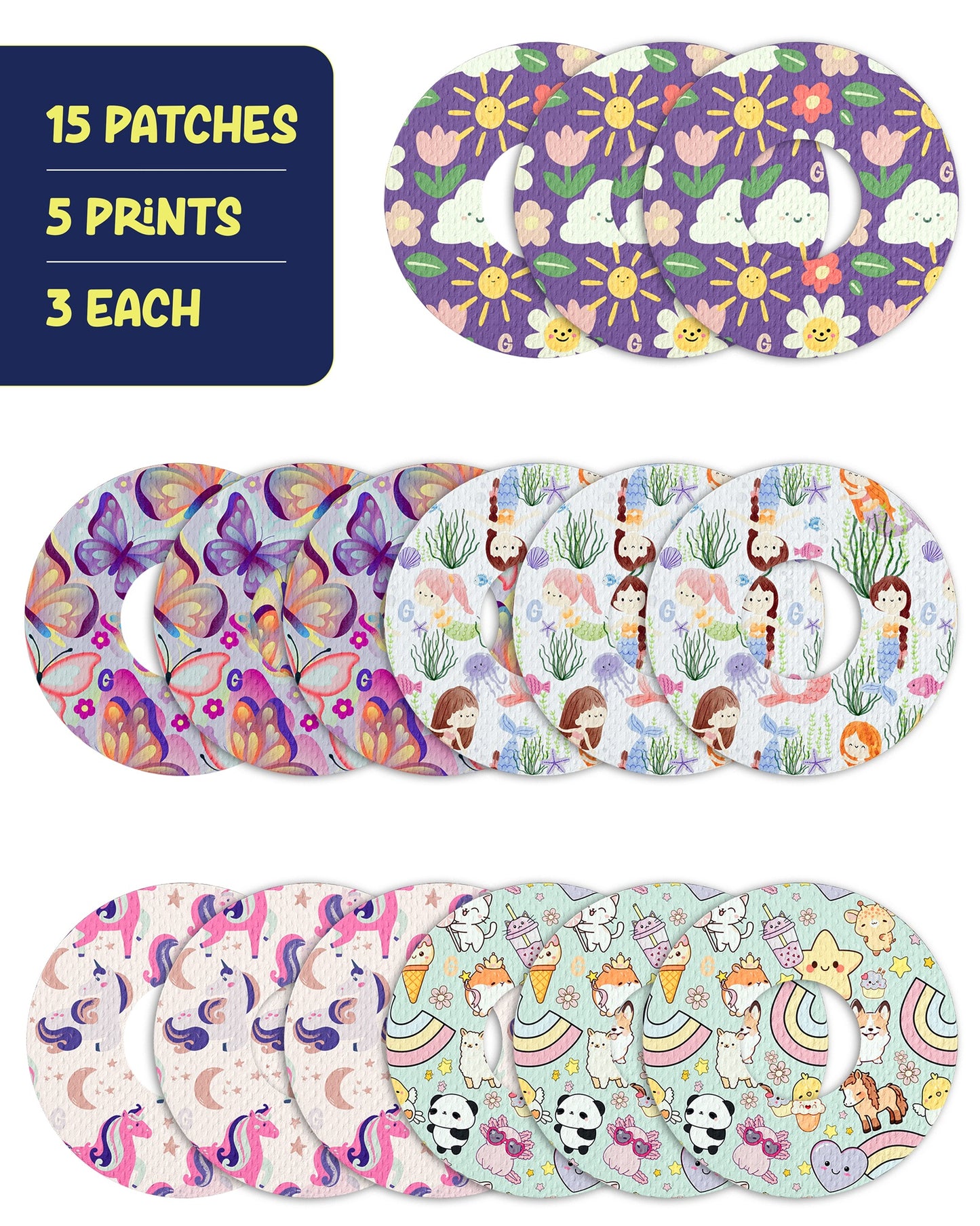 EXTREME - Infusion Sets & Universal Adhesive Patches - Girl (15 Pack)