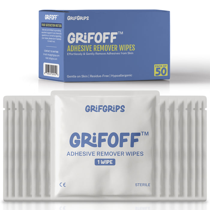Adhesive Remover Wipes (50 Pack)