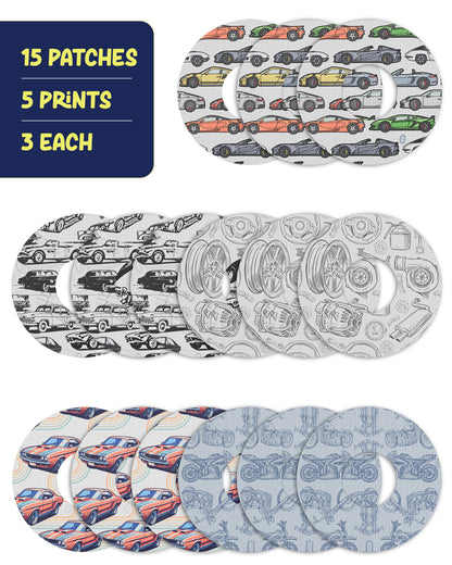 EXTREME - Infusion Sets & Universal Adhesive Patches - Cars (15 Pack)