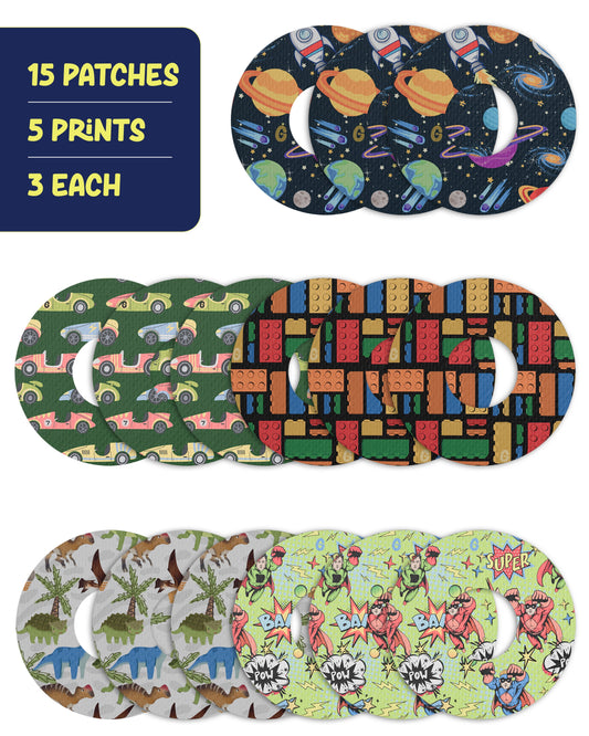 EXTREME - Infusion Sets & Universal Adhesive Patches - Boy (15 Pack)