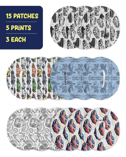 EXTREME - Dexcom G6 Adhesive Patches - Cars (15 Pack)