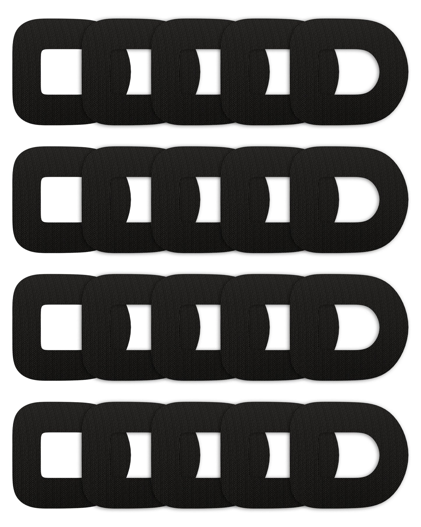 ORIGINAL - Omnipod Adhesive Patches - Black (20 Pack)