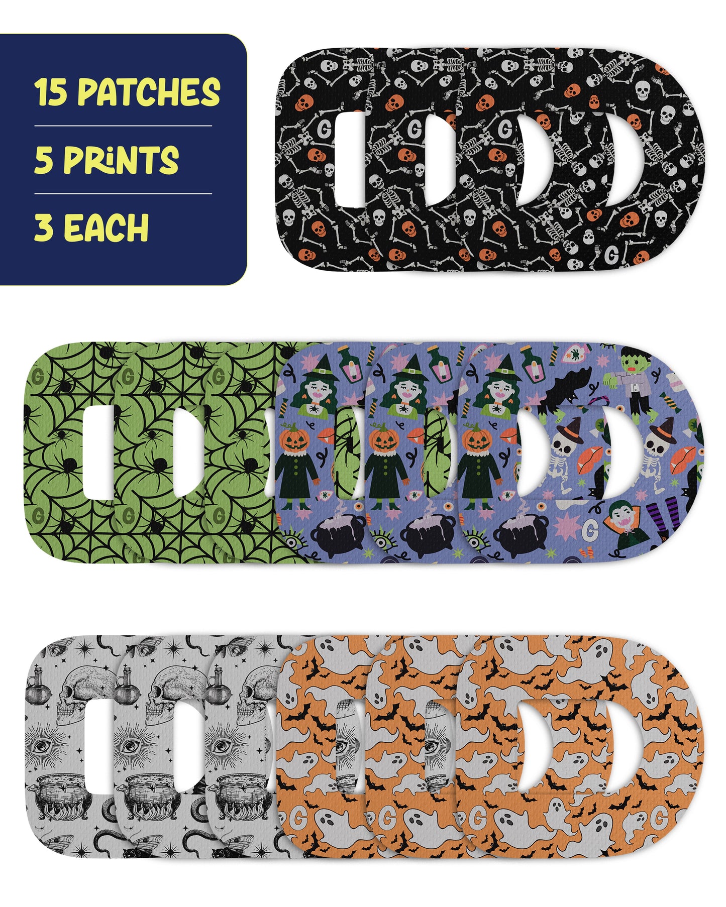 EXTREME - Omnipod Adhesive Patches - Halloween (15 Pack)