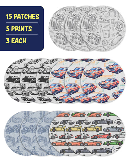 EXTREME - Libre 2/2+ and Lingo Adhesive Patches - Cars (15 Pack)