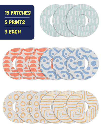 EXTREME - Infusion Sets & Universal Adhesive Patches - Abstract (15 Pack)