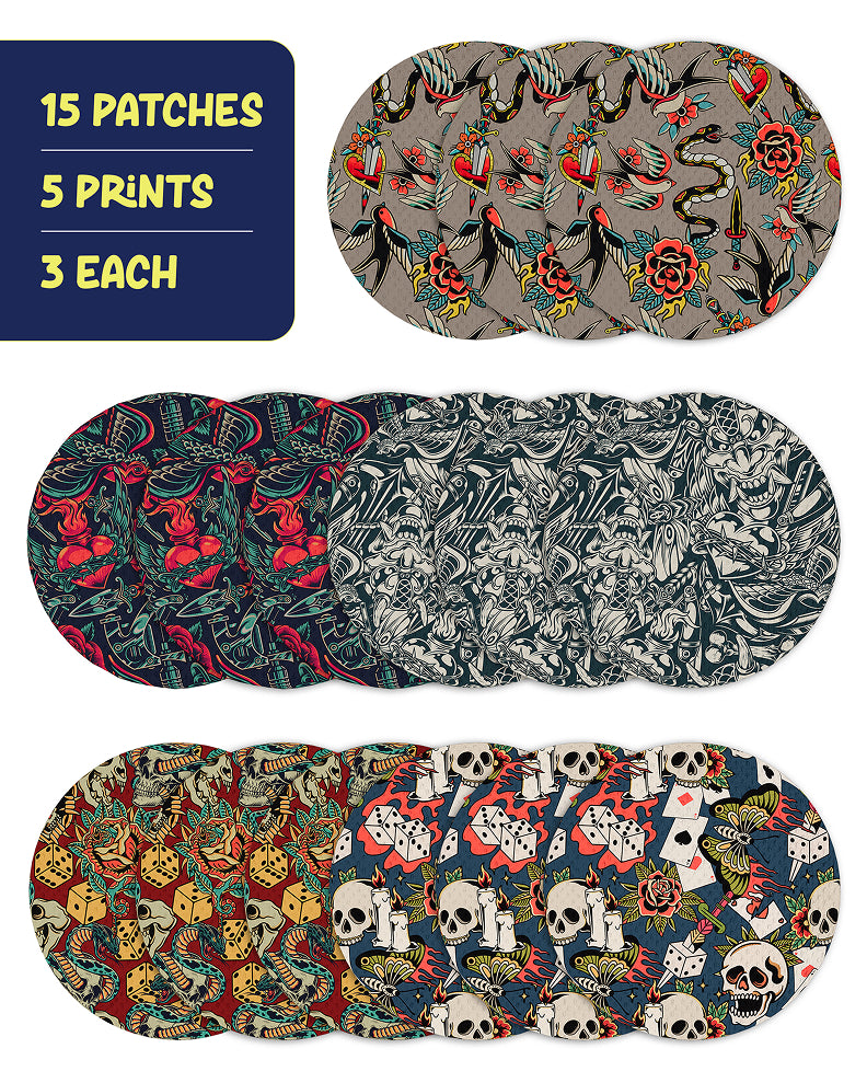 EXTREME - Libre 2/2+ and Lingo Adhesive Patches - Inked (15 Pack)
