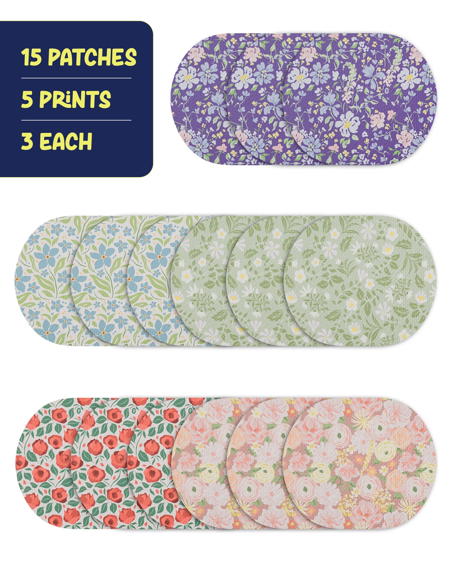 EXTREME - Medtronic Guardian Adhesive Patches - Floral (15 Pack)