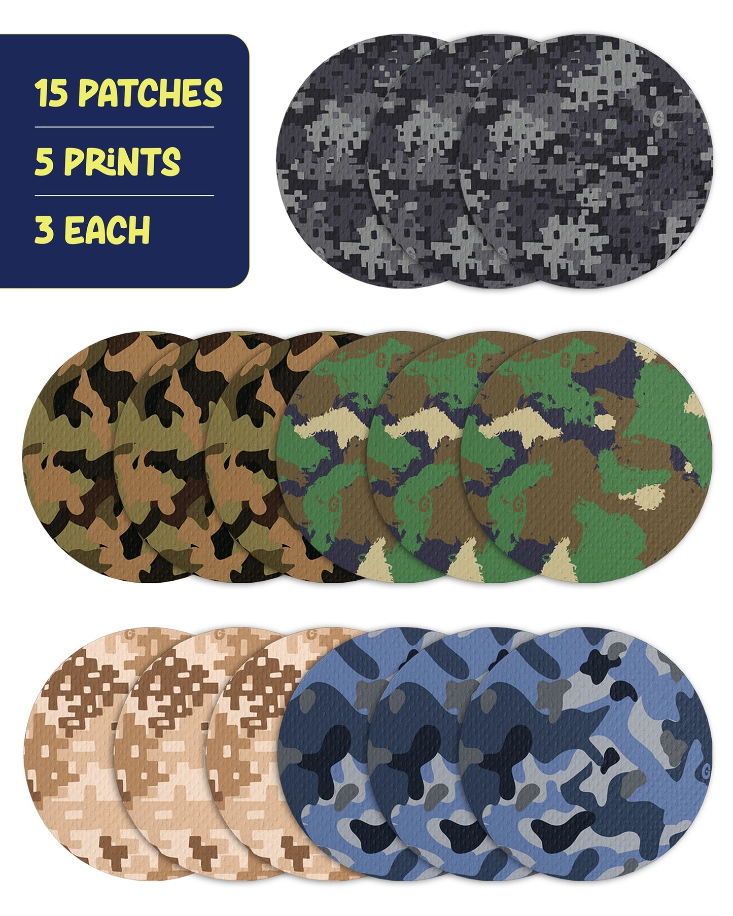 EXTREME - Libre 3/3+ Adhesive Patches - Camo (15 Pack)