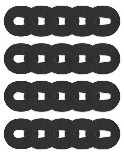 EXTREME - Dexcom G6 Adhesive Patches - Black (20 Pack)