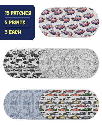 EXTREME - Medtronic Guardian Adhesive Patches - Cars (15 Pack)