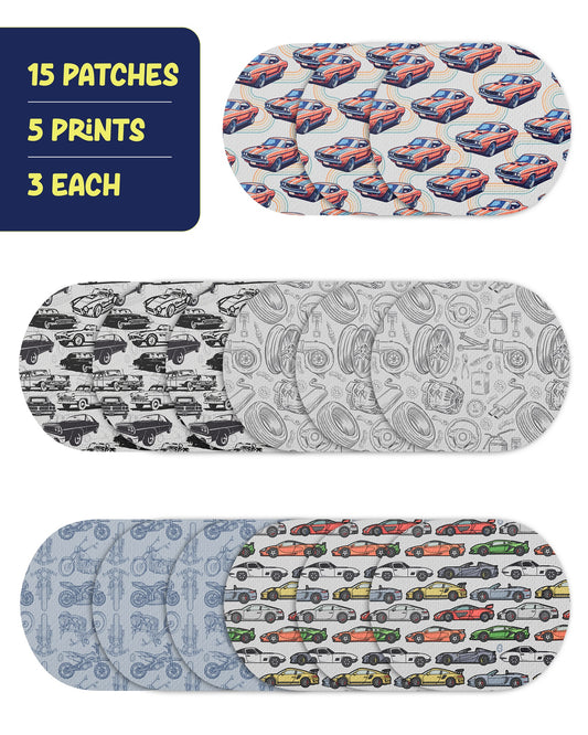 EXTREME - Medtronic Guardian Adhesive Patches - Cars (15 Pack)