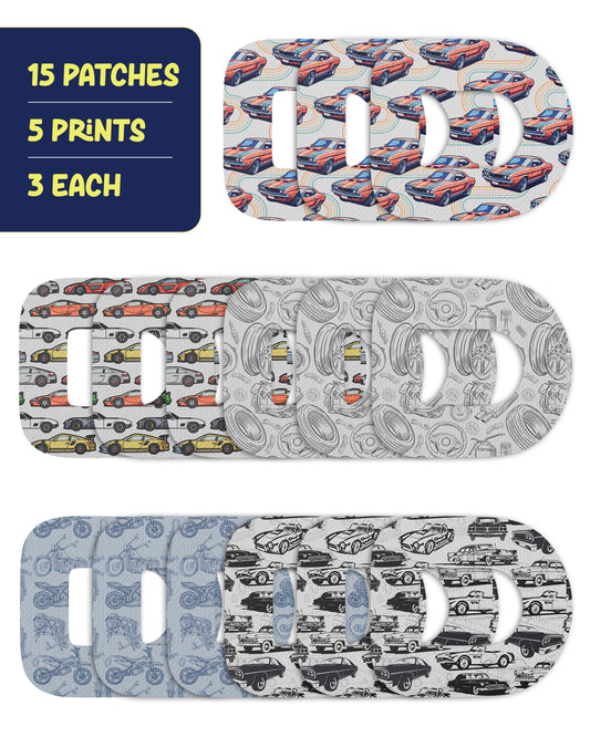 EXTREME - Omnipod Adhesive Patches - Cars (15 Pack)