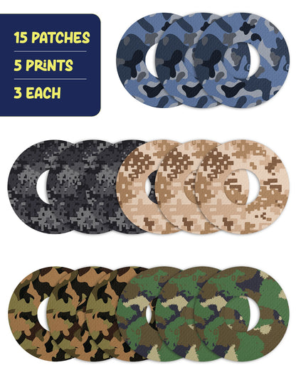 EXTREME - Infusion Sets & Universal Adhesive Patches - Camo (15 Pack)