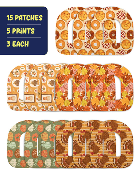 EXTREME - Omnipod Adhesive Patches - Thanksgiving (15 Pack)