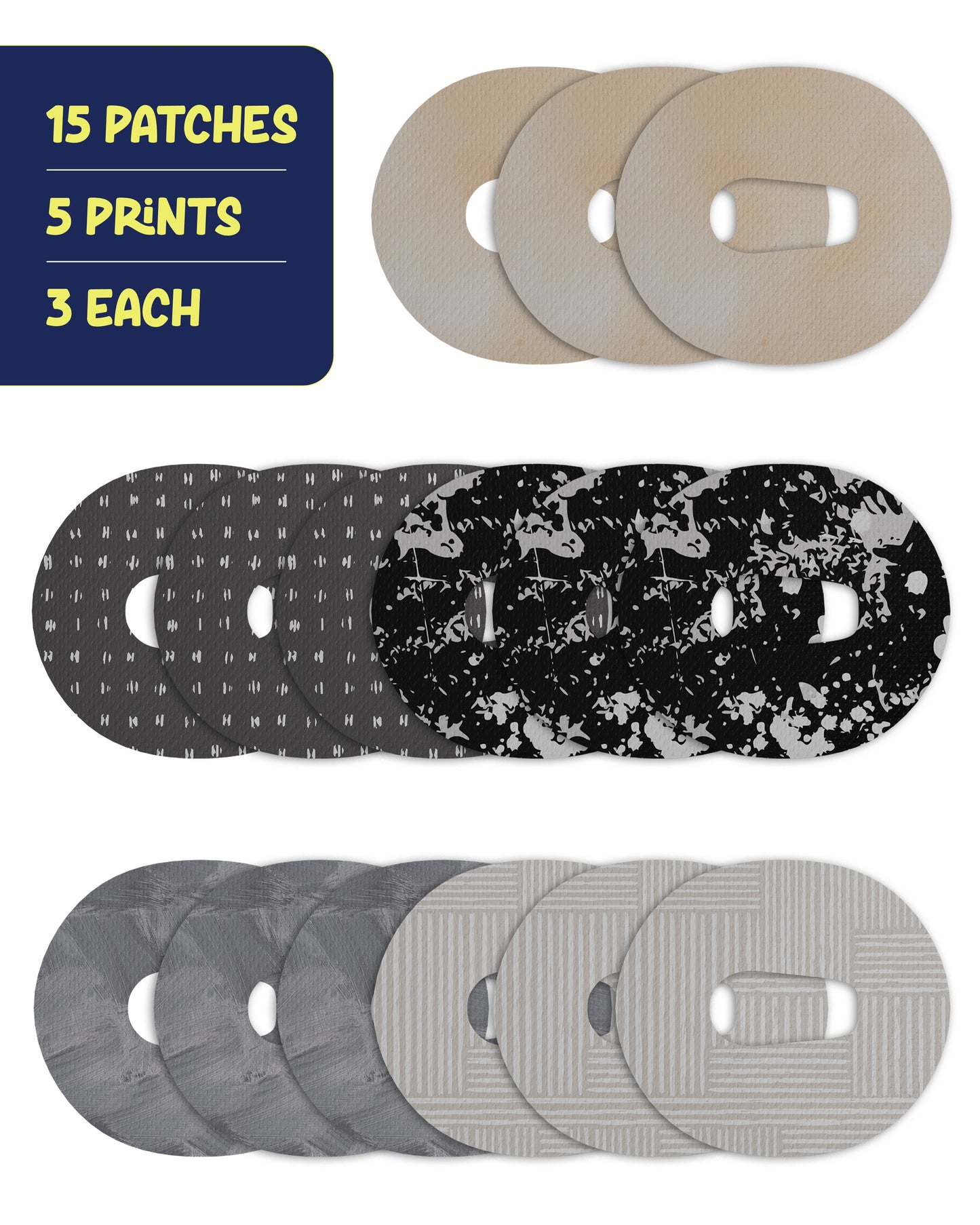 EXTREME - Dexcom G6 Adhesive Patches - Neutral (15 Pack)