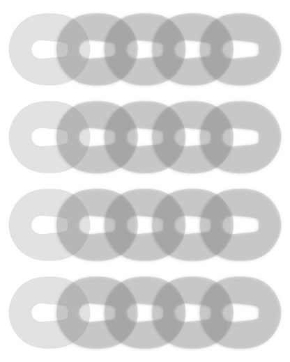 CLEAR - Dexcom G6 Adhesive Patches (20 Pack)