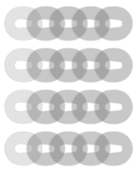 CLEAR - Dexcom G6 Adhesive Patches (20 Pack)