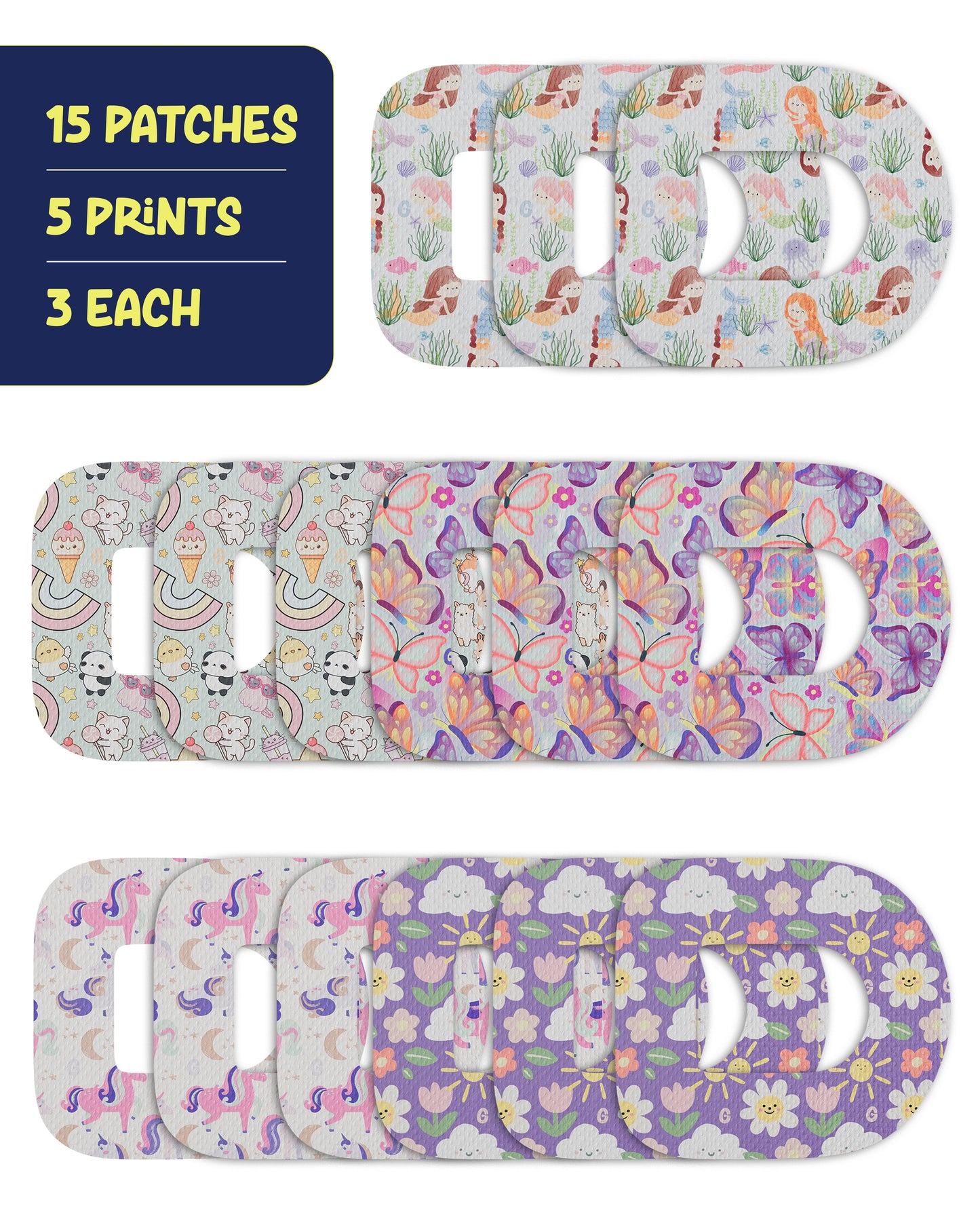 EXTREME - Omnipod Adhesive Patches - Girl (15 Pack)