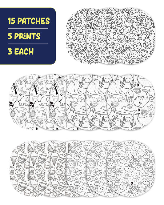 EXTREME - Medtronic Guardian Adhesive Patches - Doodle (15 Pack)