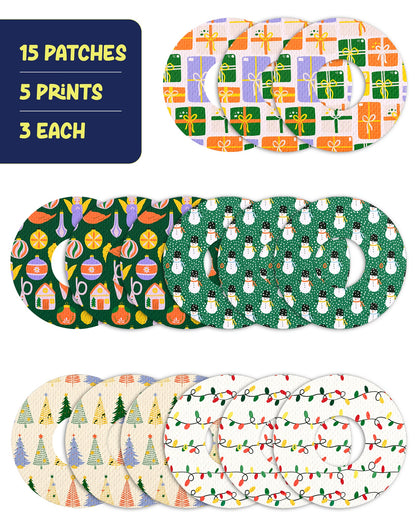 EXTREME - Infusion Sets & Universal Adhesive Patches - Christmas (15 Pack)