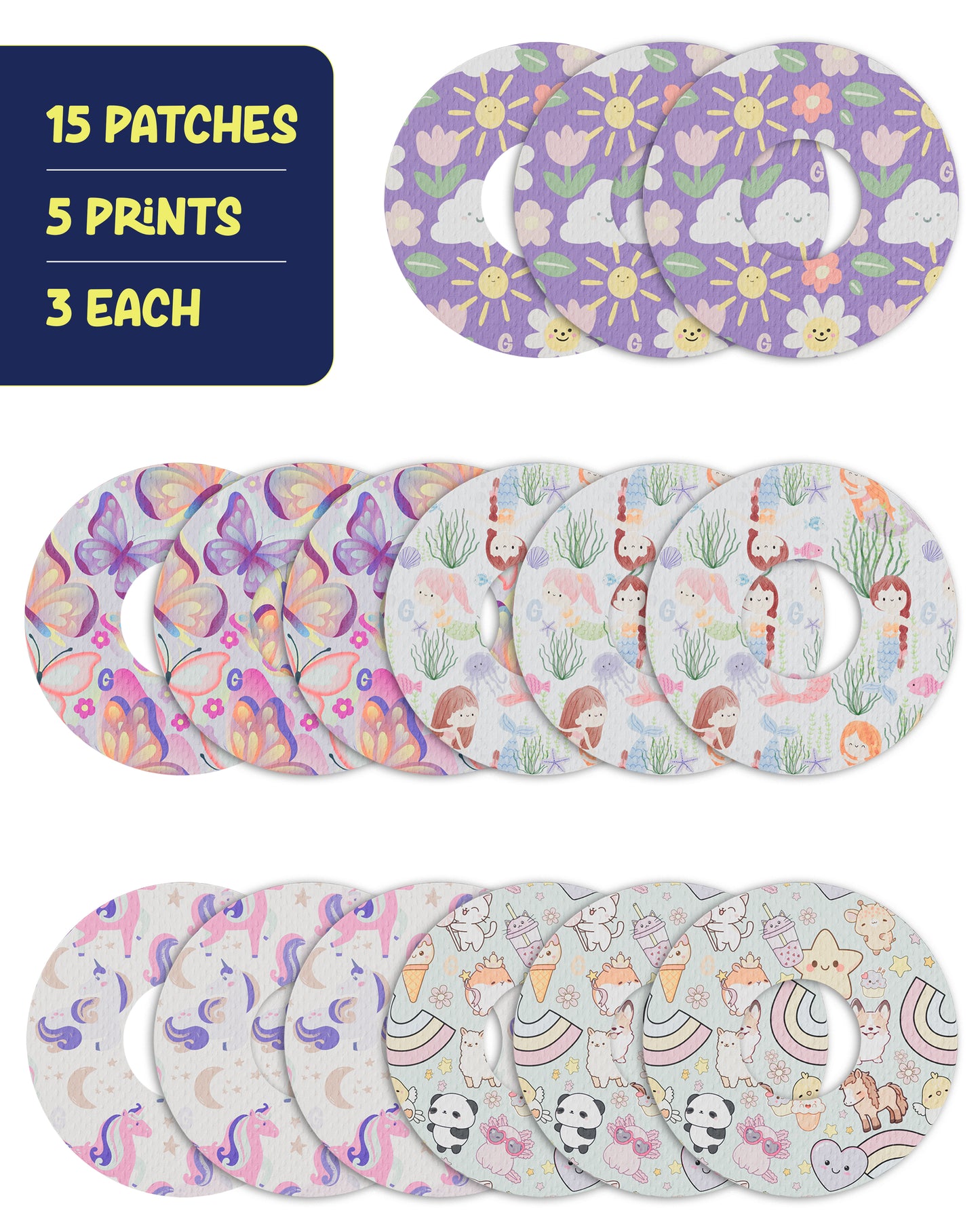 EXTREME - Infusion Sets & Universal Adhesive Patches - Girl (15 Pack)