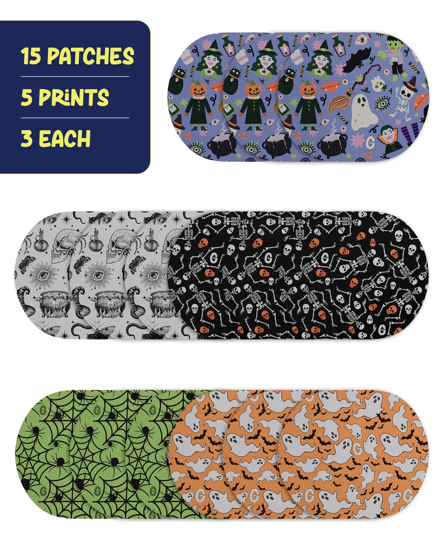 EXTREME - Medtronic Guardian Adhesive Patches - Halloween (15 Pack)