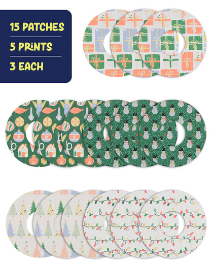 EXTREME - Infusion Sets & Universal Adhesive Patches - Christmas (15 Pack)