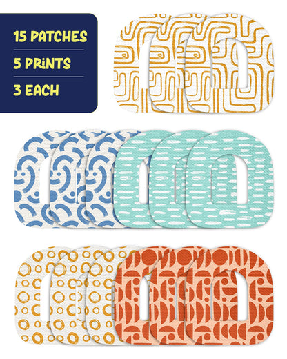 EXTREME - Omnipod Adhesive Patches - Abstract (15 Pack)