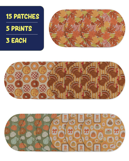 EXTREME - Medtronic Guardian Adhesive Patches - Thanksgiving (15 Pack)