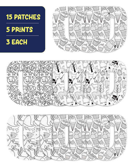 EXTREME - Omnipod Adhesive Patches - Doodle (15 Pack)