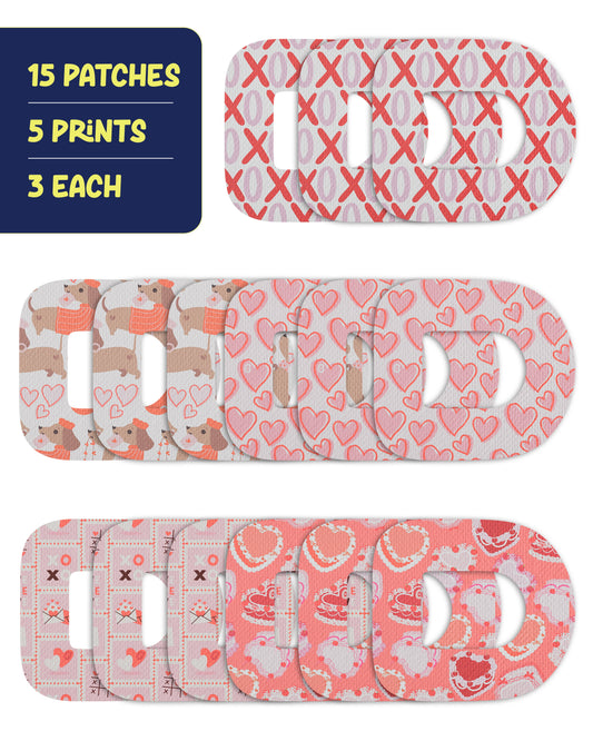 EXTREME - Omnipod Adhesive Patches - Valentine (15 Pack)