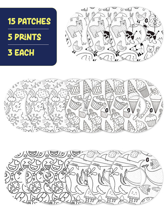 EXTREME - Infusion Sets & Universal Adhesive Patches - Doodle (15 Pack)
