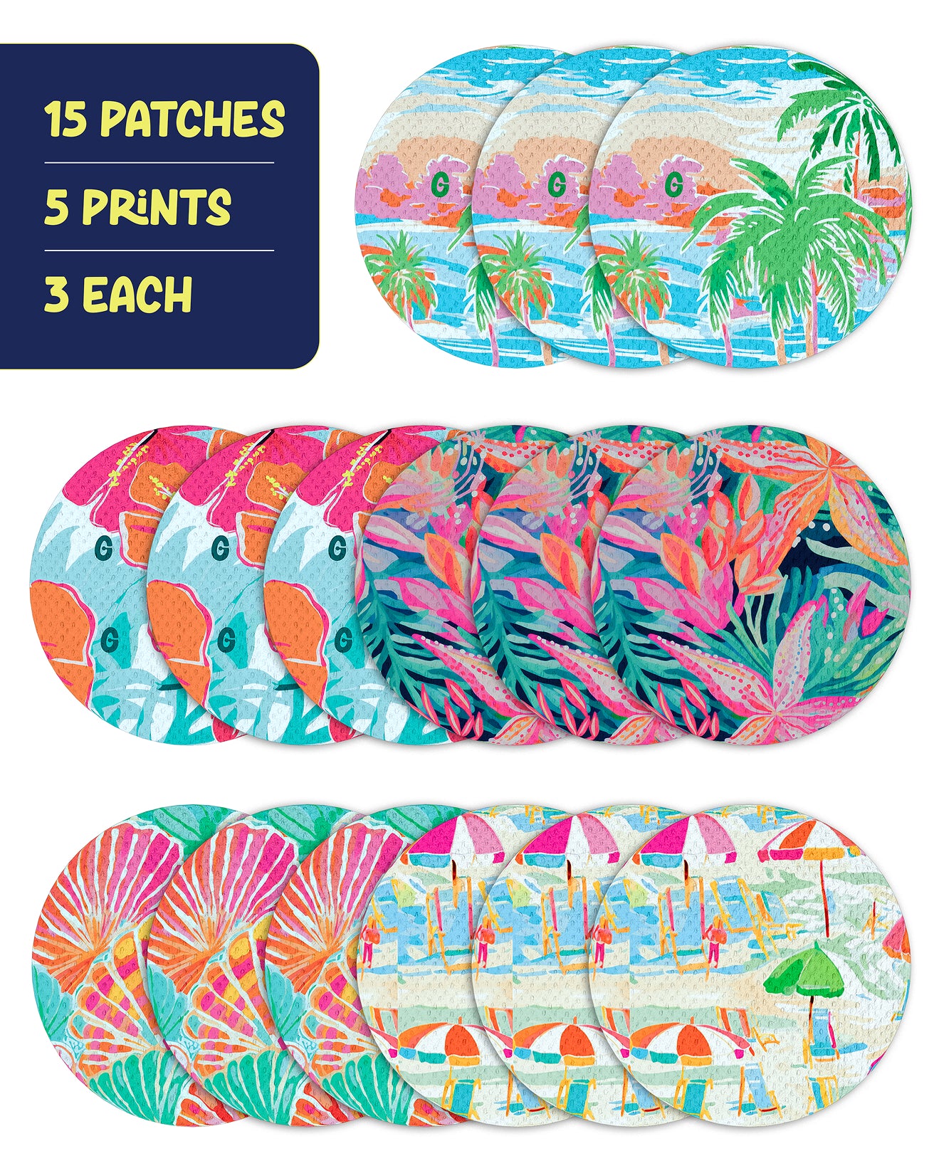EXTREME - Libre 2/2+ and Lingo Adhesive Patches - Tropical (15 Pack)