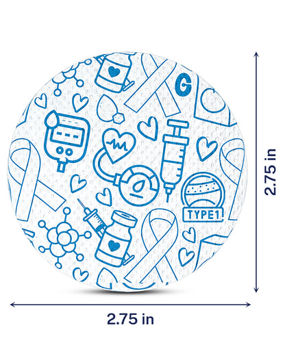EXTREME - Libre 2/2+ and Lingo Adhesive Patches - T1D Awareness (15 Pack)