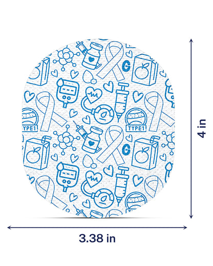 EXTREME - Medtronic Guardian Adhesive Patches - T1D Awareness (15 Pack)