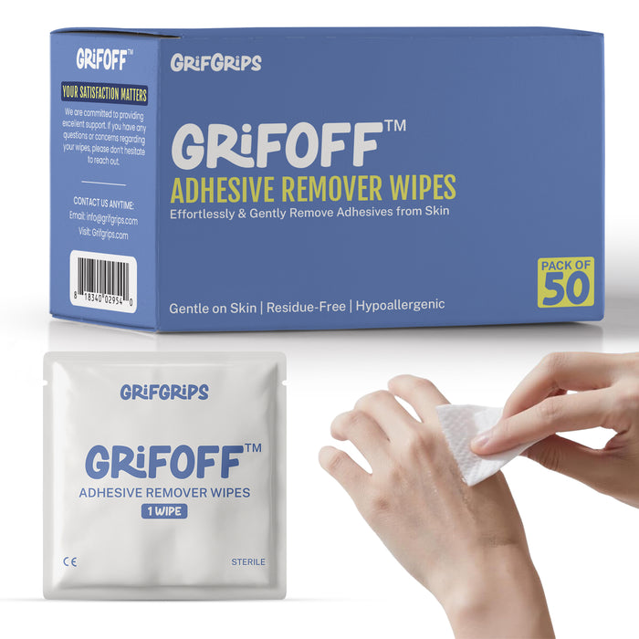 Adhesive Remover Wipes (50 Pack)