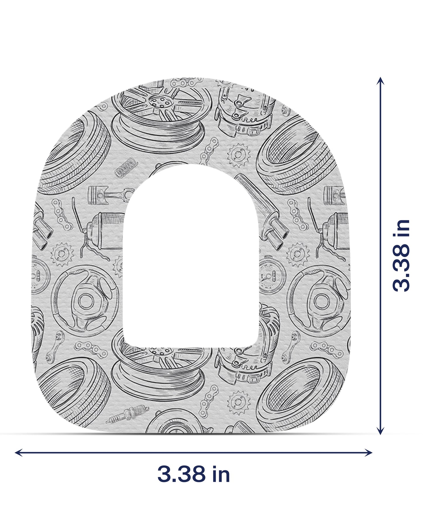 EXTREME - Omnipod Adhesive Patches - Cars (15 Pack)