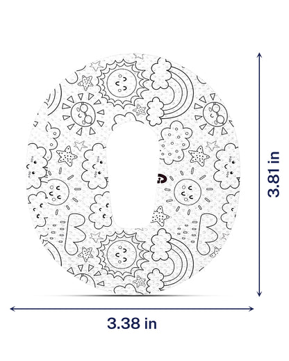 EXTREME - Dexcom G6 Adhesive Patches - Doodle (15 Pack)