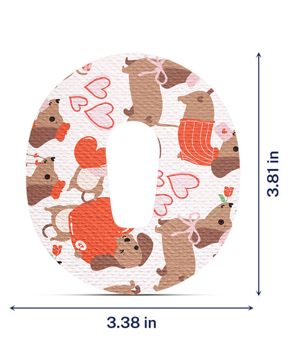 EXTREME - Dexcom G6 Adhesive Patches - Valentine (15 Pack)